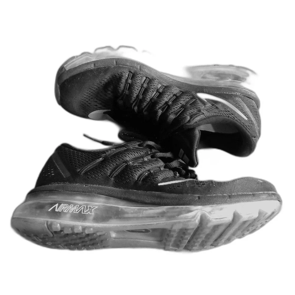 Nike Air Max 2016 Shoes Men's Size 6 Running Shoes Black Women’s 7.5 806772-001